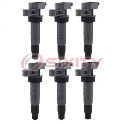 6 pc Hitachi Ignition Coils for 2010-2016 Hyundai Genesis Coupe 3.8L V6 vv - Image 1 of 4