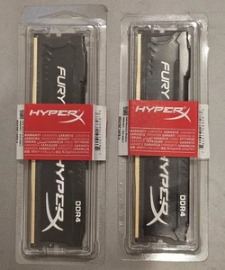 8GB (2×4GB) DDR4 Fury HyperX Ram - Picture 1 of 10