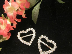 Strass Herz & Silber Accessoires ~ 2er Set ~ schönes Set! - Bild 1 von 3