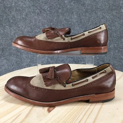 Johnston & Murphy Shoes Mens 11 M Loafers Brown Tasseled Kiltie Casual 15-1032 - Image 1 of 4
