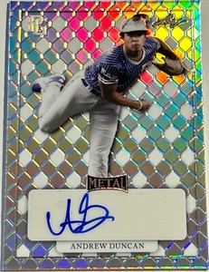 2022 Leaf Metal Perfect Game ANDREW DUNCAN Astros Florida State Auto Autograph