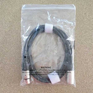 6ft Patch Cable Cord - 3 Pin XLR Male to XLR Female 6' Balanced Snake Cord Mic - Picture 1 of 8
