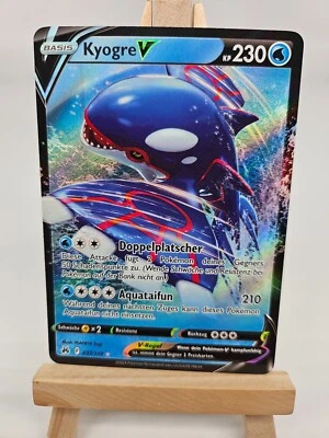 Pokemon Karte Kyogre V 037/159 Zenit der Könige Ultra Rare Near Mint Deutsch - Bild 1 von 4