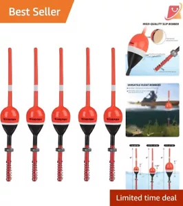 High Visibility Balsa Fishing Bobbers - Adjustable Depth Floats for All Species - Picture 1 of 9
