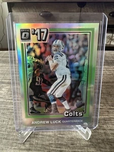 2017 Panini Donruss Optic ANDREW LUCK #30 1981 Tribute Retro Silver Holo PRIZM - Picture 1 of 2