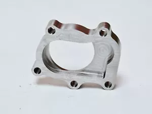 Stainless GT2252 Turbo Flange 2.5" Downpipe Wastegate Pocket Fit Nissan Garrett - Picture 1 of 3