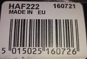 halfords air filter haf222 160721 - Picture 1 of 7