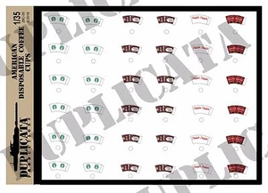 Accesorio Diorama/Modelo - Tazas de café desechables americanas 1/35 - Imagen 1 de 1