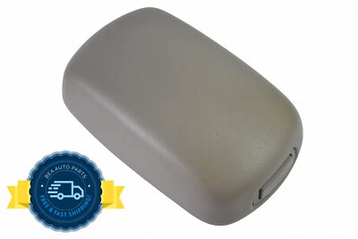 Conjunto de tapa reposabrazos de cuero gris consola central Kia Optima 2006-2008 OEM Foto 1 de 4