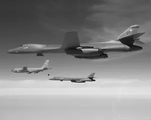 B-1 Lancer Bomber 2012 Aircraft Photograph Over Gulf of America - Picture 1 of 2