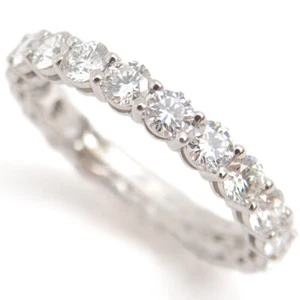 Tiffany & Co. Anello con diamanti Embrace Full Eternity Pt950 #49 misura USA ... - Foto 1 di 9