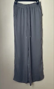 Elie Tahari Women’s Elastic Waist Straight Leg Comfort Fit Drawstring Pants Gray - Picture 1 of 5