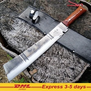 ARANYIK Knife Machete Thai Authentic Wood Handle Blade Handmade Hiking Style - Picture 1 of 9