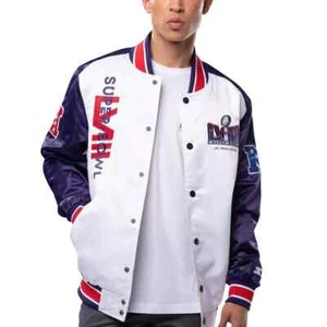 Super Bowl LVIII NFL Starter Men's Full-Snap Varsity Jacket - Picture 1 of 14