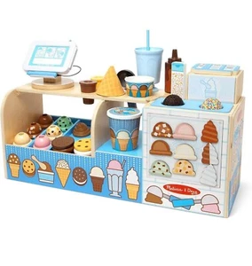 Melissa & Doug Wooden Cool Scoops Ice Creamery – Pretend Play Age 3+ BRAND NEW ✅ - Picture 1 of 6