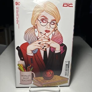 HARLEY QUINN #29 - COPERTINA VARIANTE CARDSTOCK JENNY FRISON - DC COMICS - 2023 - Foto 1 di 5
