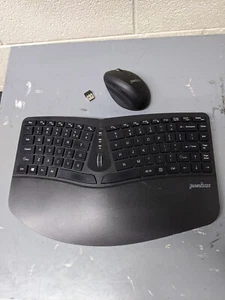 PERIXX Periduo-606C Wireless Ergonomic Split Keyboard Vertical Mouse w/ Dongle - Picture 1 of 7