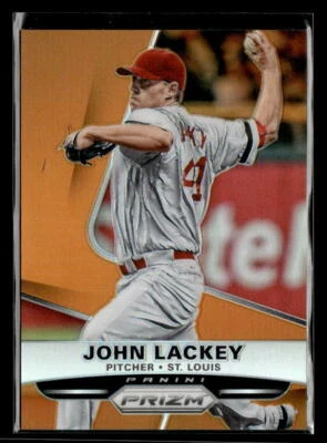 2015 Panini Prizm #87 John Lackey Orange Prizm Near Mint - Image 1 of 2