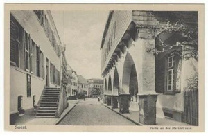 AK Ansichtskarte Postkarte Soest Partie an der Marktstraße s/w - Bild 1 von 1