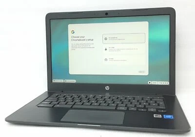 HP Chromebook Chromebook 14 G5 - Celeron N3350 @ 1.1 - 4GB RAM - 14.0" - 32GB... - Image 1 of 4