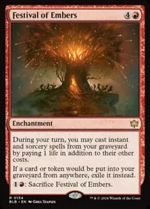 x1 Festival of Embers - Foil R MTG Bloomburrow M/NM, Englisch - Bild 1 von 1