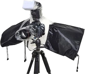 1 Pieces Clear Rain Cover Camera Protector-Waterproof Rainproof Fabric Foldable - Picture 1 of 8