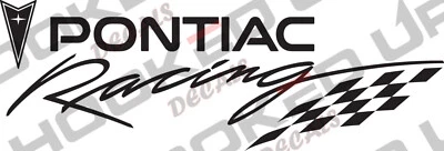Calcomanía de transferencia de vinilo Pontiac Racing Foto 1 de 2