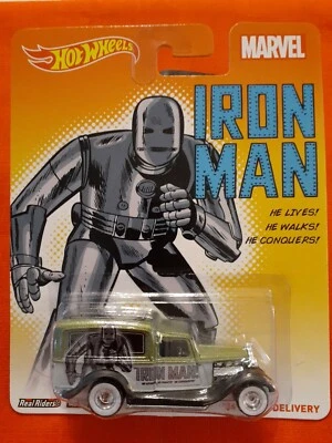 Dodge Delivery Pop Culture 2014 Hot Wheels Marvel Iron Man '34 Foto 1 de 4