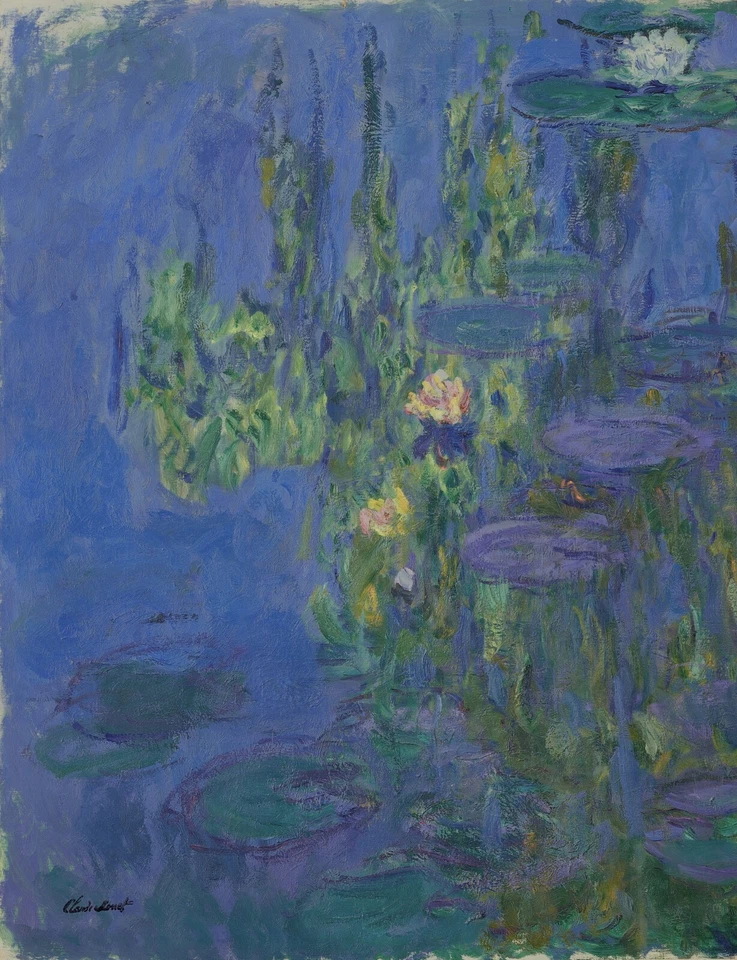CLAUDE MONET Art Painting Poster or Canvas Print "Nymphéas" - Image 1 of 1