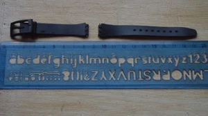 **BRACELET DE MONTRE ACIER CUIR12 MM POUR MONTRE RÉCENTE ANCIENNE VINTAGE N°317 - Imagen 1 de 2