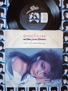Gloria Estefan Can't Stay Away From You 1987 US PS 7" Vinyl - Picture 1 of 7