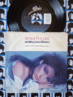 Gloria Estefan Can't Stay Away From You 1987 US PS 7" Vinyl - Image 1 of 4