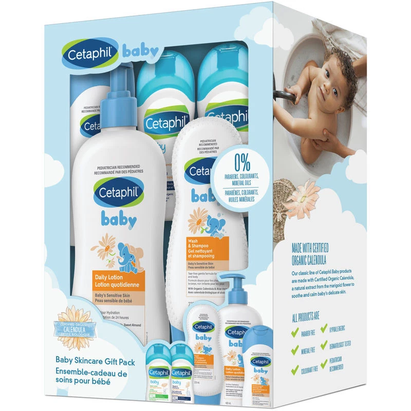 Cetaphil Cetaphil Bebé Paquete de Regalo Champú Lavado Loción Diaria Aceite Húmedo 3 piezas NUEVO Foto 1 de 1