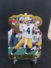 1996 Pacific Crown Collection Gold Crown Die-Cuts Brett Favre #GC-9 HOF