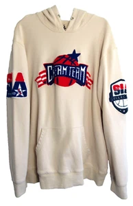 Sudadera con Capucha Somewhere In America SIA Collective Beige Crema Equipo Talla 3X Usada en Excelente Condición - Imagen 1 de 8