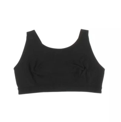 Sutiã esportivo NEW BALANCE feminino novo com etiquetas tamanho XS preto liso operador top alto impacto - Imagem 1 de 3
