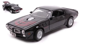 MODELLINO AUTO STATICO MOTORMAX PONTIAC FIREBIRD 1973 NERO MODELLISMO SCALA 1/24 - Foto 1 di 5