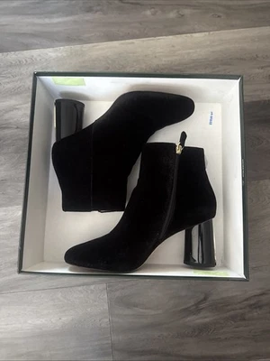 BOTA MUJER Kate Spade Reenie Terciopelo Joya Estrás Tacón al Tobillo Botines TALLA 8.5 Foto 1 de 4