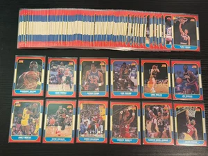 (104) DIF 1986 Fleer Basketball Karten Lot (79% des Satzes) mit Schlüssel RCs, EXMT *SEWALL* - Bild 1 von 11