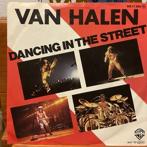Van Halen 1982 45 RPM Dancing In The Street  VG+ Rare German Pressing - Picture 1 of 7