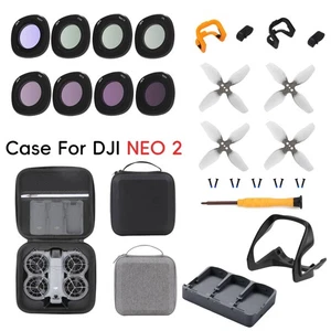 Für DJI Neo 2 Kamera Objektiv Filter Gimbal Bumper Propeller Blatt Tragetasche - Bild 1 von 80