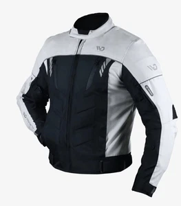 New Mens WD Motorsports Vegas 1.0 Black/gray Textile Moto/biker Jacket 3XL - Bild 1 von 5