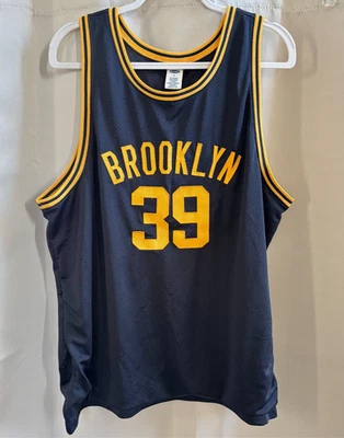 Vtg Old Navy Brooklyn 39 Jersey Mens XL Blue Stitched Basketball Tank 19193 - Image 1 of 4