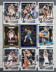 Lote de 9 tarjetas de baloncesto del equipo Minnesota Timberwolves con Anthony Edwards Monopoly KAT - Imagen 1 de 2