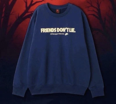 [Grande] Stranger Things x Nike "Friends Don't Lie" Cuello Redondo (IB5662-410) - ¡NUEVO! Foto 1 de 3
