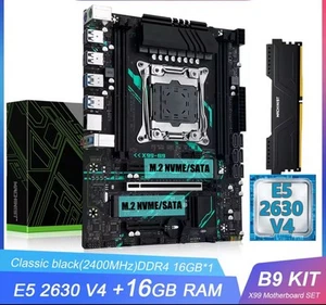 MACHINIST X99 Motherboard Set Kit Intel LGA2011-3 Xeon E5 2630 V4 CPU 16gb ram - Bild 1 von 6