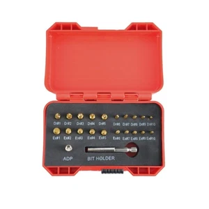 Pack of 22 Steel Hex Shank Screw Extractors for Broken Bolt Easy Removal Tool - Picture 1 of 8