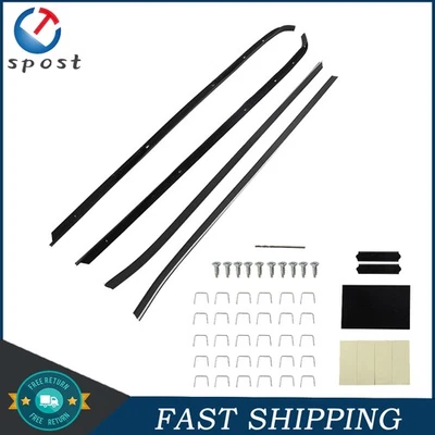 4 piezas para Chevy Camaro Pontiac Firebird 1970-1981 barrido de ventana sellos de resistencia Foto 1 de 4