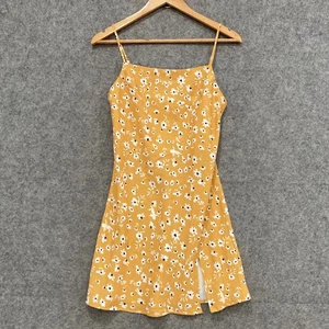 Vestido Princesa Polly Mujer Talla 6 Amarillo Floral Mini Sin Mangas 47310 - Imagen 1 de 8