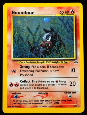 Houndour 5/75 Neo Discovery NM-M Pokemon Card - Image 1 of 3